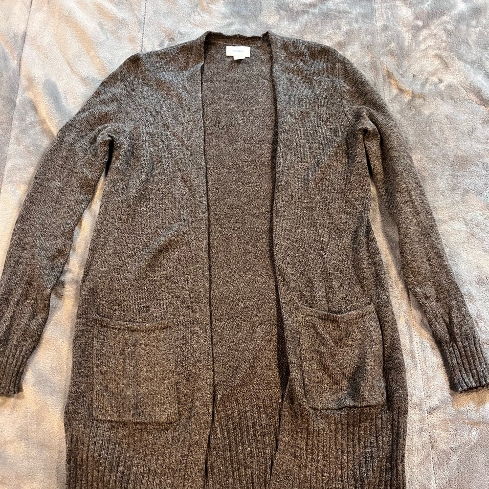 Gray cardigan, size small, great condition